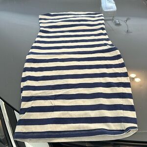 Strapless mini summer dress